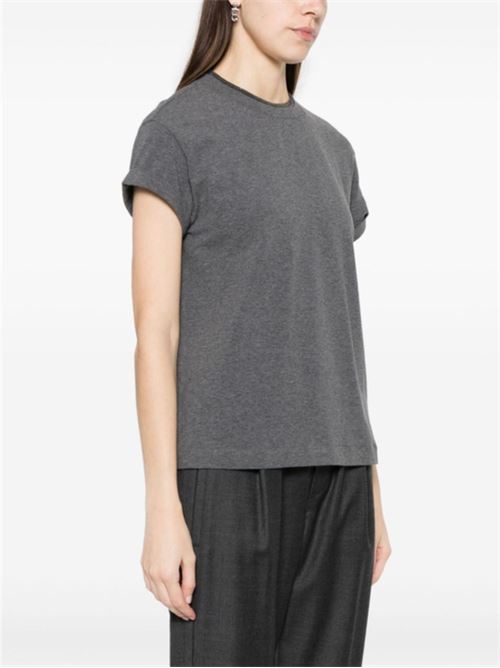 T-shirt con dettaglio Monile BRUNELLO CUCINELLI | M0T18BD200CV563